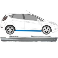 Für Ford Fiesta 2008-2017 5 Tür Voll Schweller reparatur blech Rechts