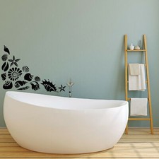 Vinyl Wall Decal Shells Sea Marine Style Beach House Decor Stickers 3953ig 