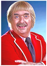CAPTAIN KANGAROO * Custom ACEO * Fun Novelty * CELEBRITY * Art Card * ATC