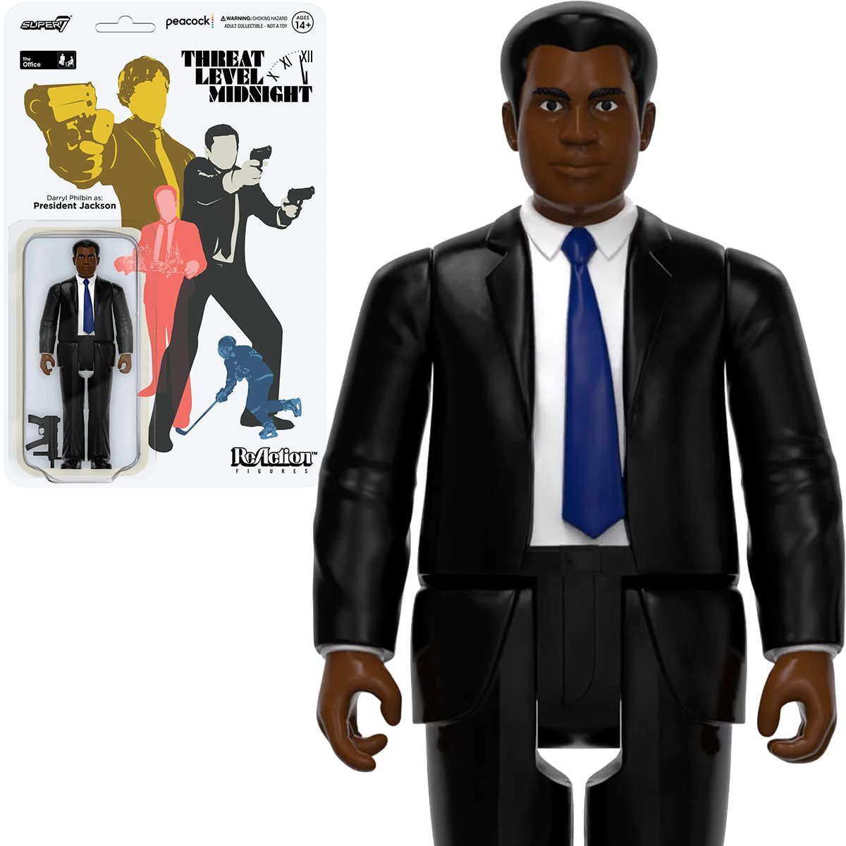 President Jackson Threat Level Midnight The Office Super7 Reaction Figure