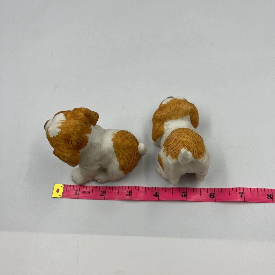 Vintage Homco Porcelain Figurines Set Cocker Spaniel Puppies #1407 Shelf Sitter - Image 2 of 4