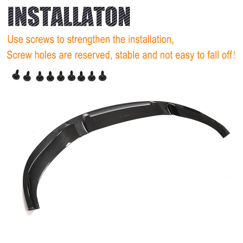 Passt für BMW 8er G14 G15 G16 Carbon Frontlippe Frontspoiler Schwert Frontansatz - Bild 11 von 12