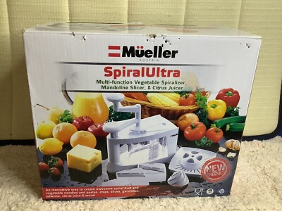 Mueller Austria SpiralUltra Spiral Cutting Machine Mandoline Juicer Kitchen Tool