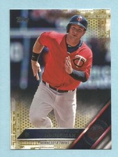 2016 Topps Baseball Update GOLD Robbie Grossman US168 Minnesota Twins