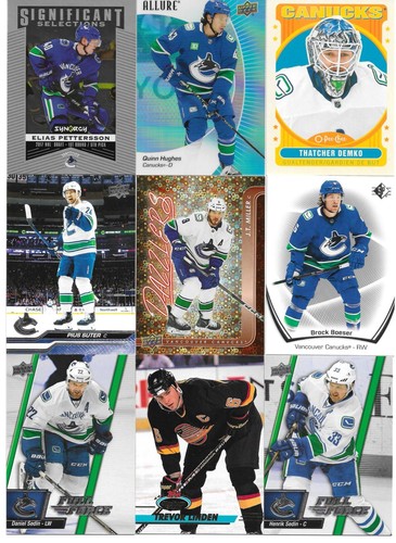 50 Card Hockey Lot w Rookies, Inserts, Base & BONUS CARD Pick Your TEAM - Picture 19 of 22