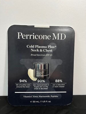 Perricone MD Cold Plasma Plus+ / Neck & Chest Broad Spectrum 30ml / 1 oz  SPF 25