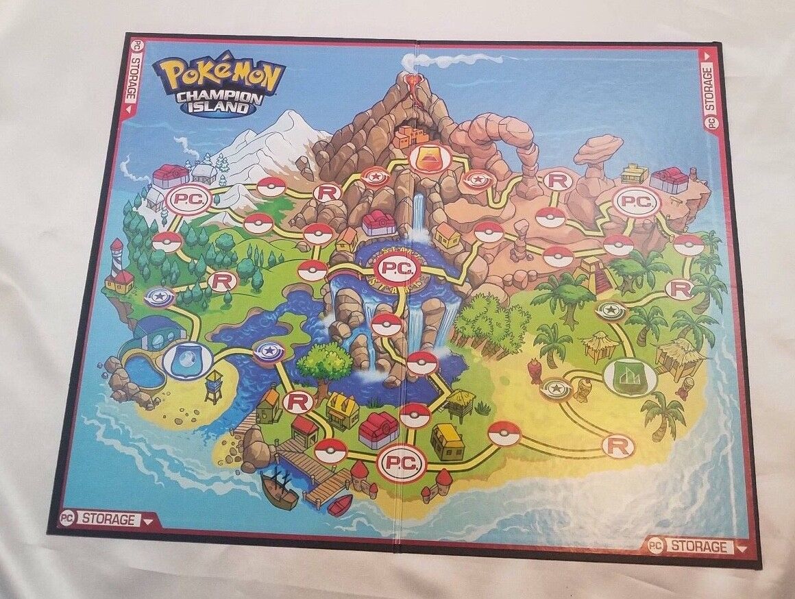 Pokemon Champion Island Game Replacement Pieces Parts 2007