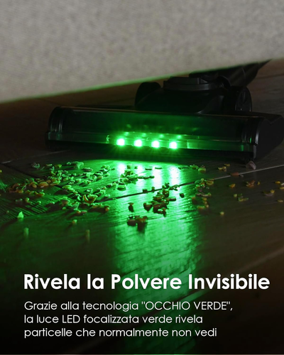 Aspirapolvere Senza Fili S7PLUS, Scopa Elettrica Lava E Aspira, 40Kpa Potente As - Foto 3 di 12