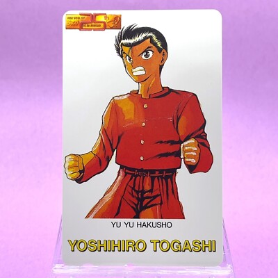 Yu Yu Hakusho Yusuke Urameshi Phone Card Weekly Jump 25th