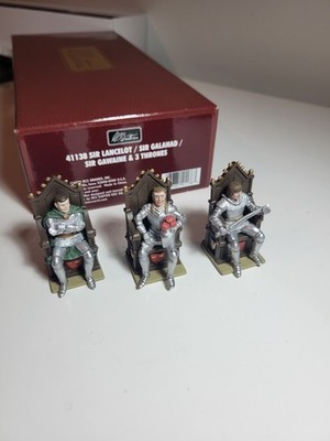 Britains 41138 Knights of the Round Table Sir Lancelot/Galahad/Gawaine 3 Thrones