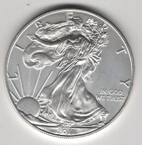 2011 WALKING LIBERTY AMERICAN EAGLE .999 FINE SILVER DOLLAR COIN 1oz. $1 USA