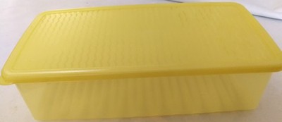 Tupperware Prima Klima Gemüse Obst Box mit Belüftung 2 L in gelb