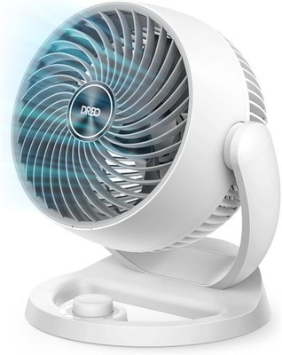 12'' Desk Fan 70ft Powerful Airflow, 28db Quiet Table Air Circulator for Whole Ro