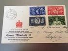 GB STAMPS RARE FIRST DAY COVER 1953 CORONATION RAILWAY TPO UP SPECIAL