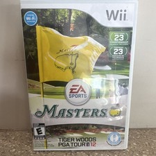 EA SPORTS Tiger Woods PGA Tour 12 Masters Nintendo Wii Manual Multiplayer
