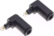 Connettore Coassiale Ad Angolo Retto Toslink | Adattatore per Cavo Audio Ottico