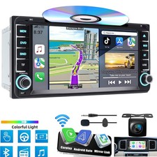 Carplay Car Cd Dvd Stereo Am Fm Radio Head Unit For Toyota Fj Cruiser 2007-2018