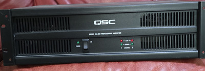 QSC ISA 200 2-Channel Rack Mount Power Amplifier, XLR In, Binding Post Out