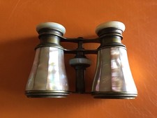 Vintage Ladies Opera Binoculars Mother Of Pearl Delray Paris 1905