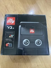 Illy Y3.3 Espresso Machine, Single Serve Coffee espresso machine, 19bar, Black