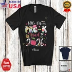 Custom Name Miss Pre-K Grad 2026; Graduation Floral Girls Students T-Shirt