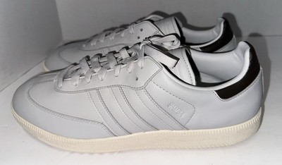 NWOB Adidas Samba Spikeless Golf Shoes Gray Brown Mens 12 Grey Sneakers ID9297