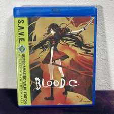 Blood-C: The Complete Series (Blu-ray/DVD, 2016, 4-Disc Set, S.A.V.E.) SEALED