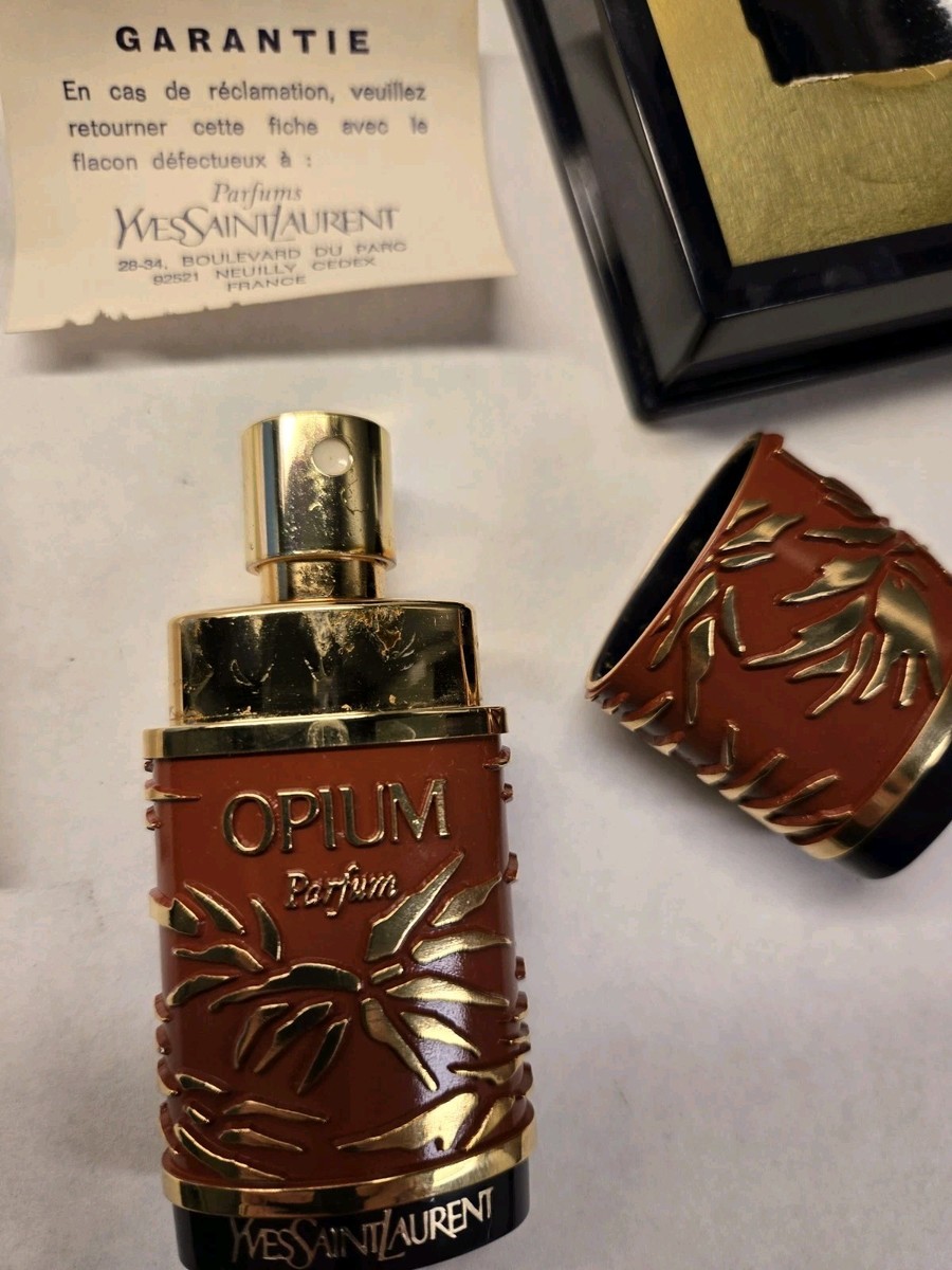 Vintage Yves Saint Laurent OPIUM parfum refillable purse spray