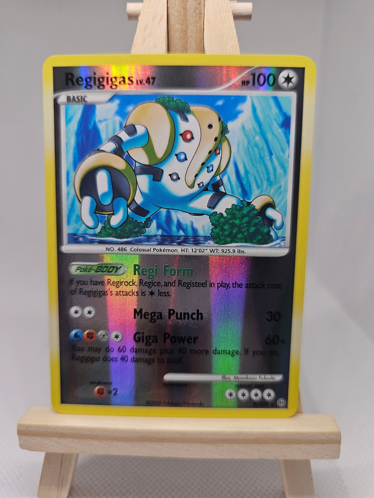 Regigigas (Reverse Holo) - 9/100 Stormfront - Near Mint