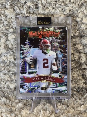 2025 Wildcard Football Holiday Hits Ryan Williams /3 No. HHa5-RW Alabama Sealed 