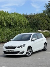 2015 Peugeot 308 Allure Pure Tech 1.2 Petrol Manual 5 Door Hatchback White FSH