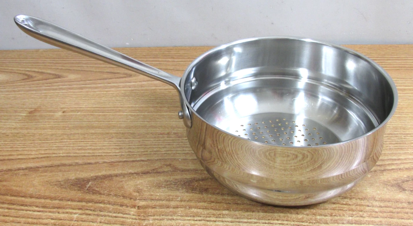 All-Clad Steamer Basket Insert Strainer 8" Diameter Pan Stainless Steel