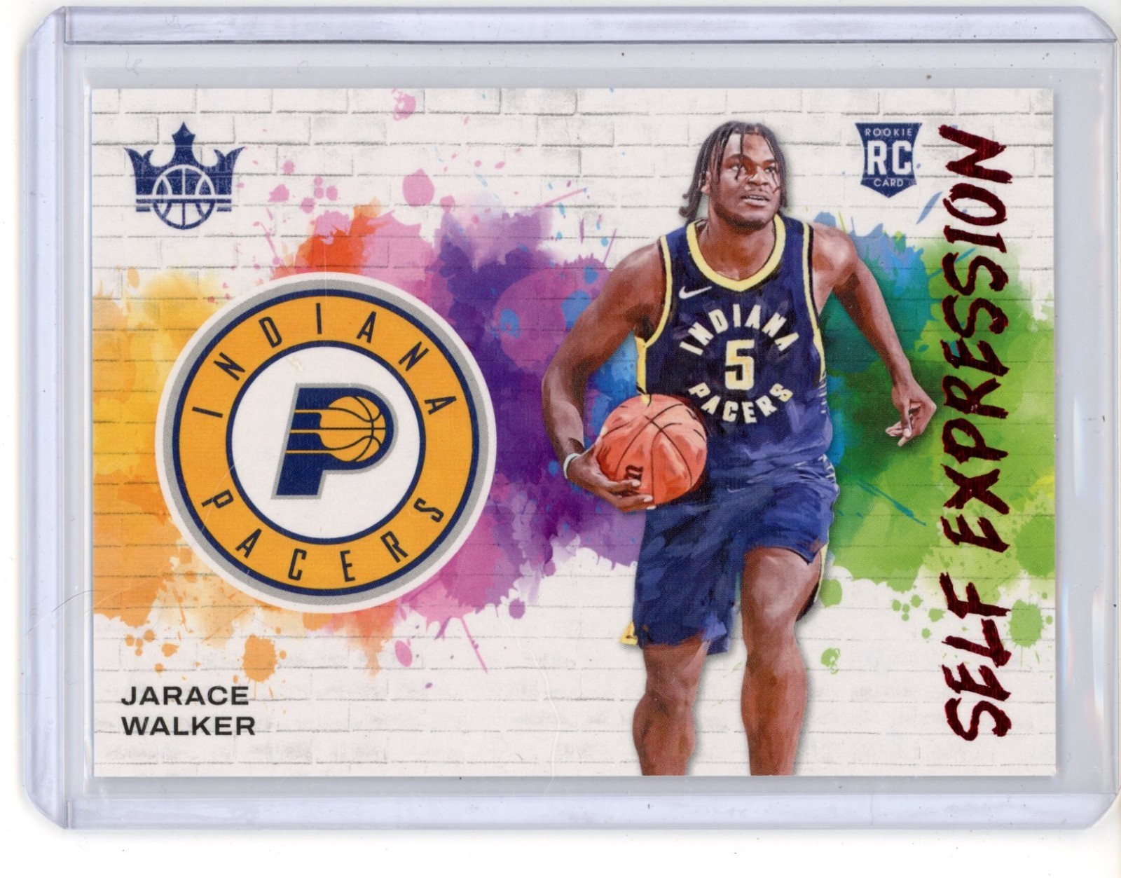 2023-24 Court Kings Self Expression Ruby Jarace Walker RC /149 Indiana Pacers