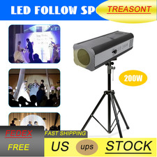 DJ Lighting LED Followspot Spot Light Party Stage Focused Light Stand 200W