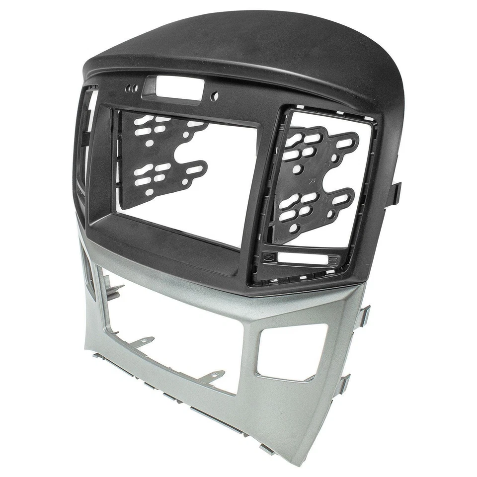 Double cache radio DIN convient pour Hyundai H1 (TQ) Fz. avec montre via... - Photo 2/4