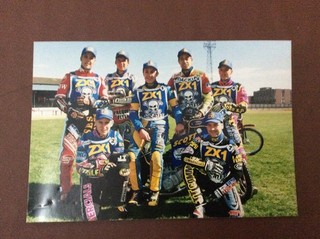 1999 POOLE PIRATES SPEEDWAY TEAM PHOTO ( GOOD CONDITION )