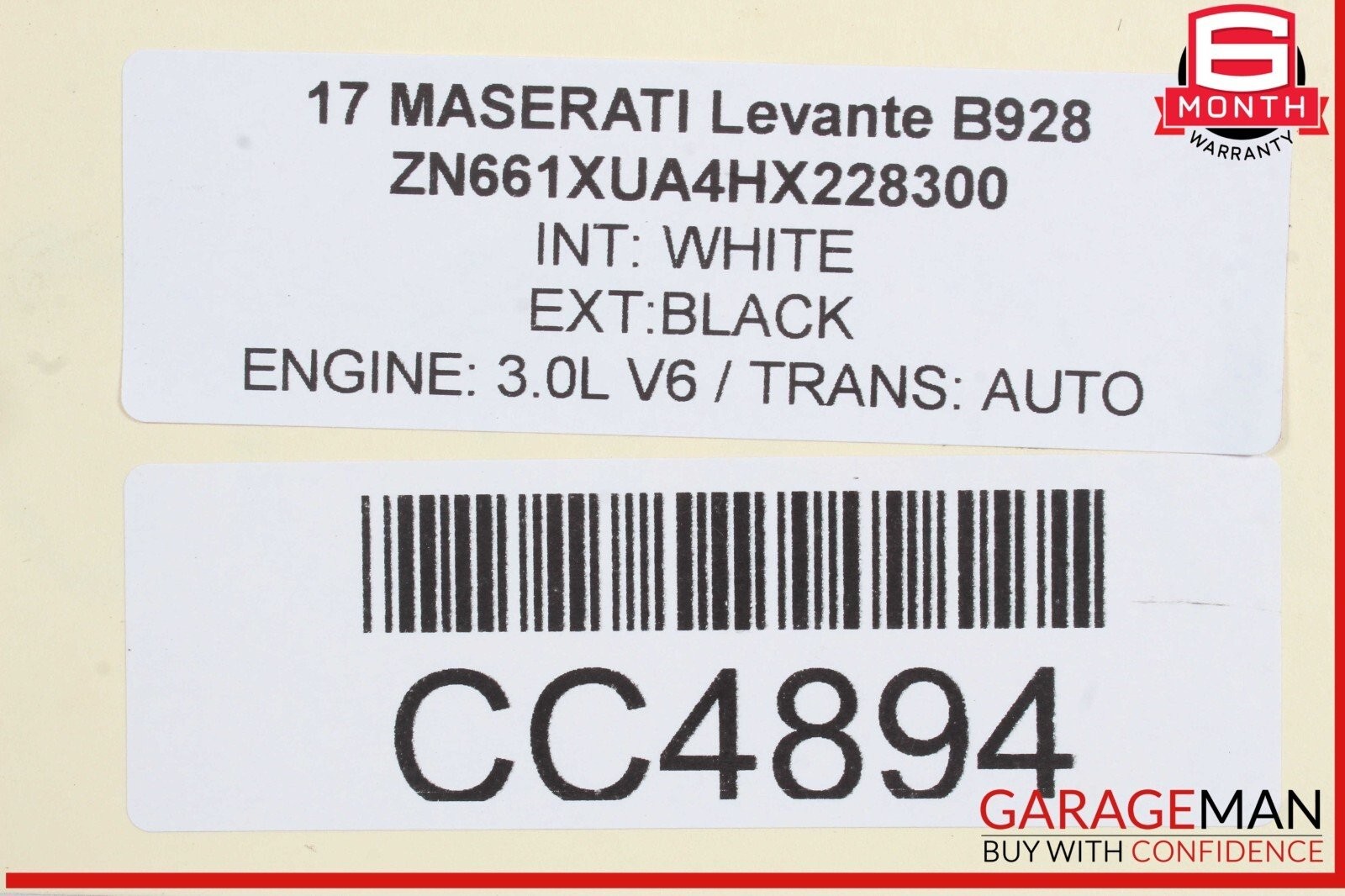 17-20 Maserati Levante M161 3.0L AWD Automatic Transmission OEM