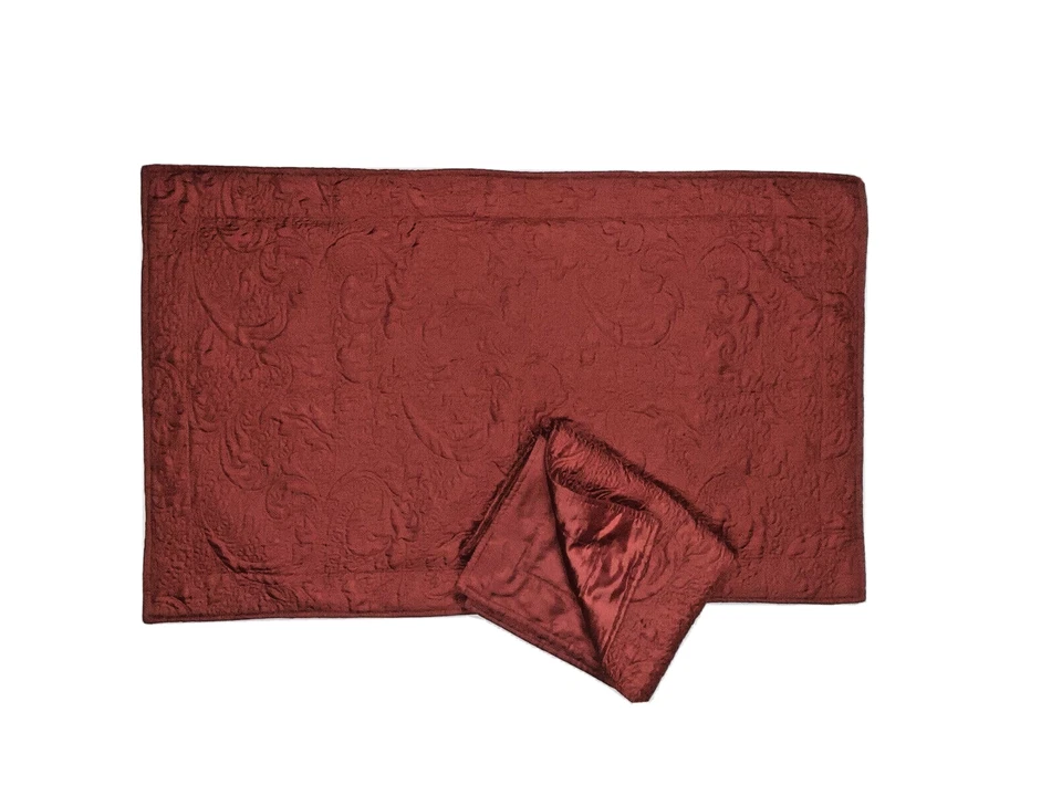 Пара красных наволочек American Century Home наволочки королевский выбор стежок атласный хлопок - Изображение 2 из 4