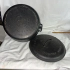 Vintage 1920 Griswold Cast Iron Dutch Oven ERIE 10 835 2553 Lid Nice See Picures