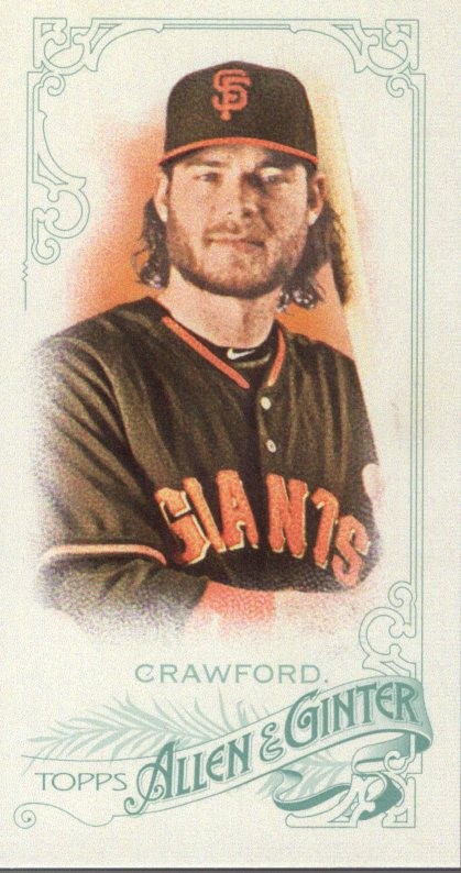2015 Topps Allen and Ginter Mini #53 Brandon Crawford - BB