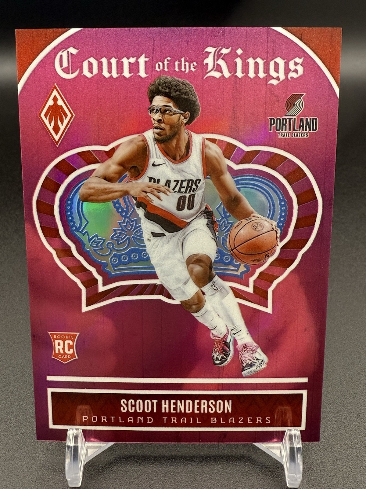 2023-24 Panini Phoenix - Court of the Kings Scoot Henderson #13 Pink /99 (RC)