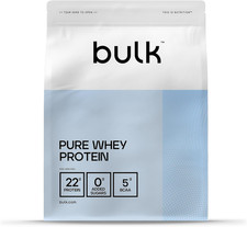 Bulk Pure Whey Protein Powder Low Sugar Muscle Growth Repair, MANY OPTIONS