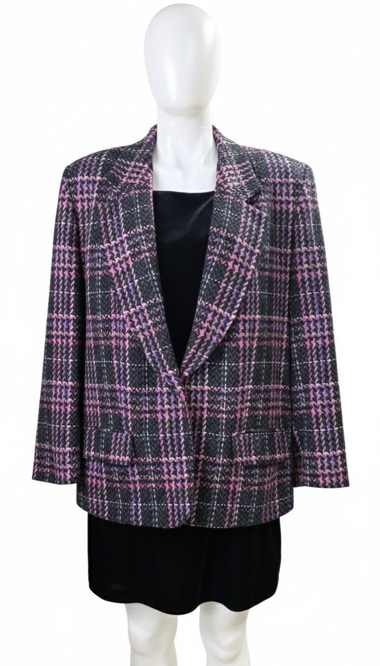 Vintage Pendleton Wool Blazer Button Lined Collar… - image 2