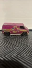 Nice Vintage Hot Wheels Red Line Plum Super Van with Motorcycle Graphic  1974