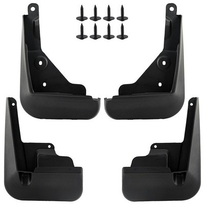 For Toyota Corolla Sedan E210 2020-2025 4Pc Black Plastic Mud Flaps Kit No Drill