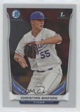 2014 Bowman Prospects Chrome Christian Binford #BCP29 0p6