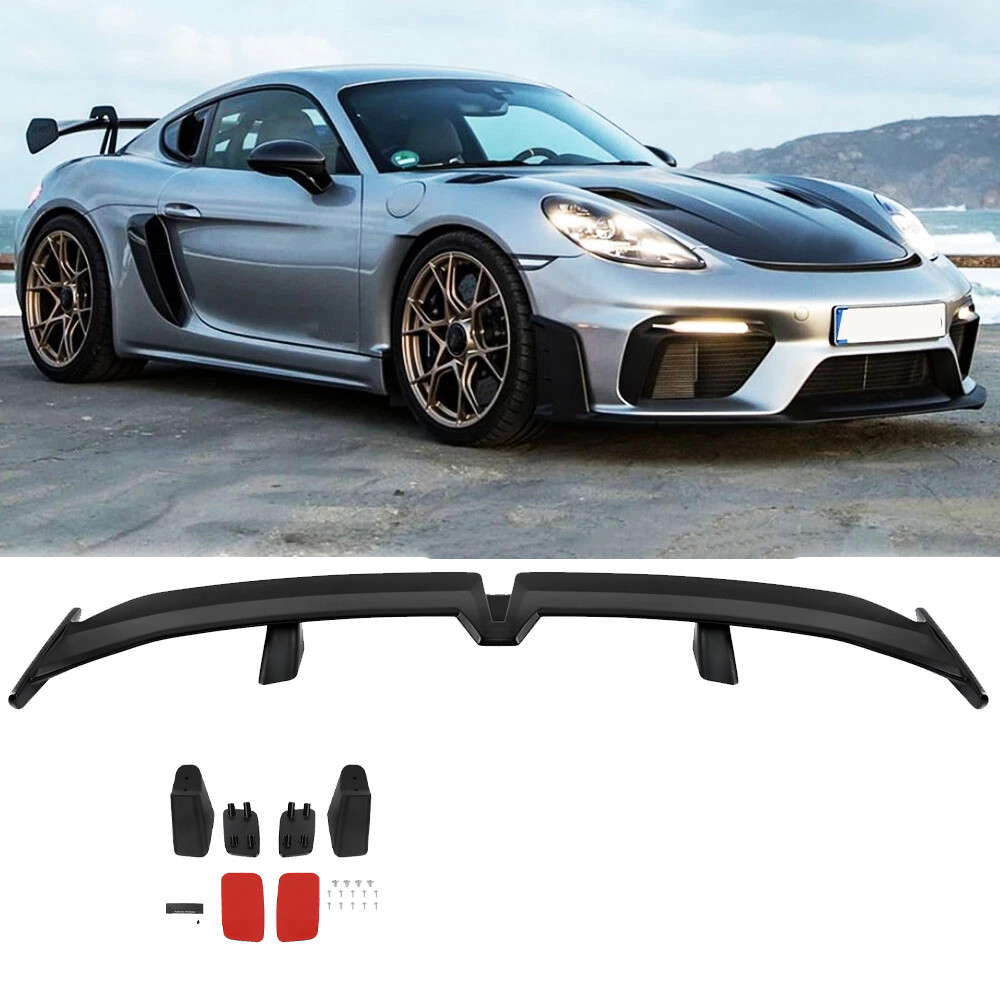 Rear Trunk Spoiler GT Style Racing Wing Matte 54" For Porsche Carrera GT 04-06
