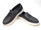 Coach Charcoal/Black Signature Leather Men's Hybrid Loafer (CBX05)-Asst Size NWB