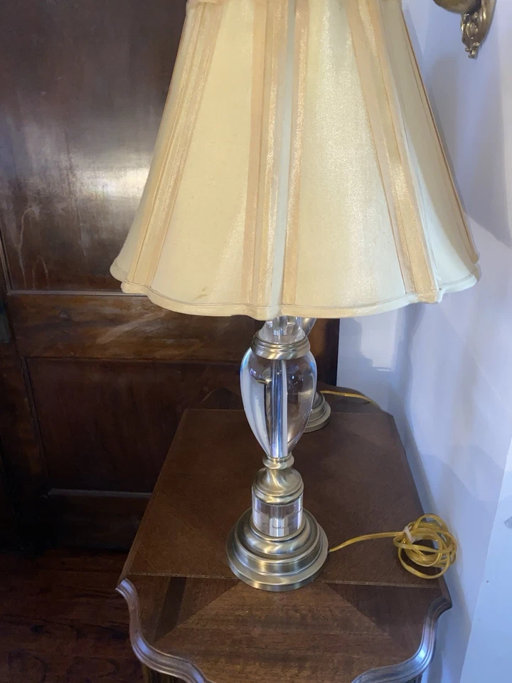 Regency decorative style living room lamp set of 2 modern - Image 4 of 4