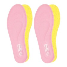 2 Pairs Memory Foam Insoles for Women, Soft Cushioned Shoe Inserts with Half ...